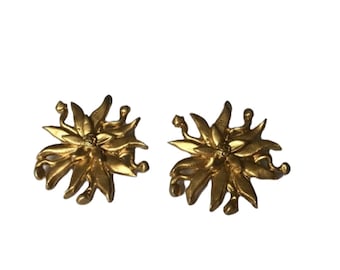 Vintage French clip earrings