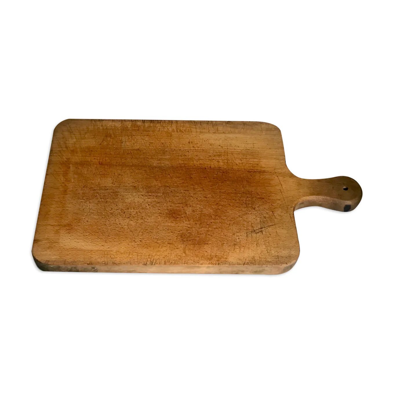 Antigua tabla de cortar troncos de madera Etsy