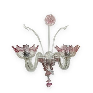 Murano wall lamp in hand-blown glass Vintage