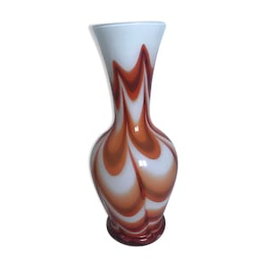 Pop Art Murano opaline vase. C.Moretti