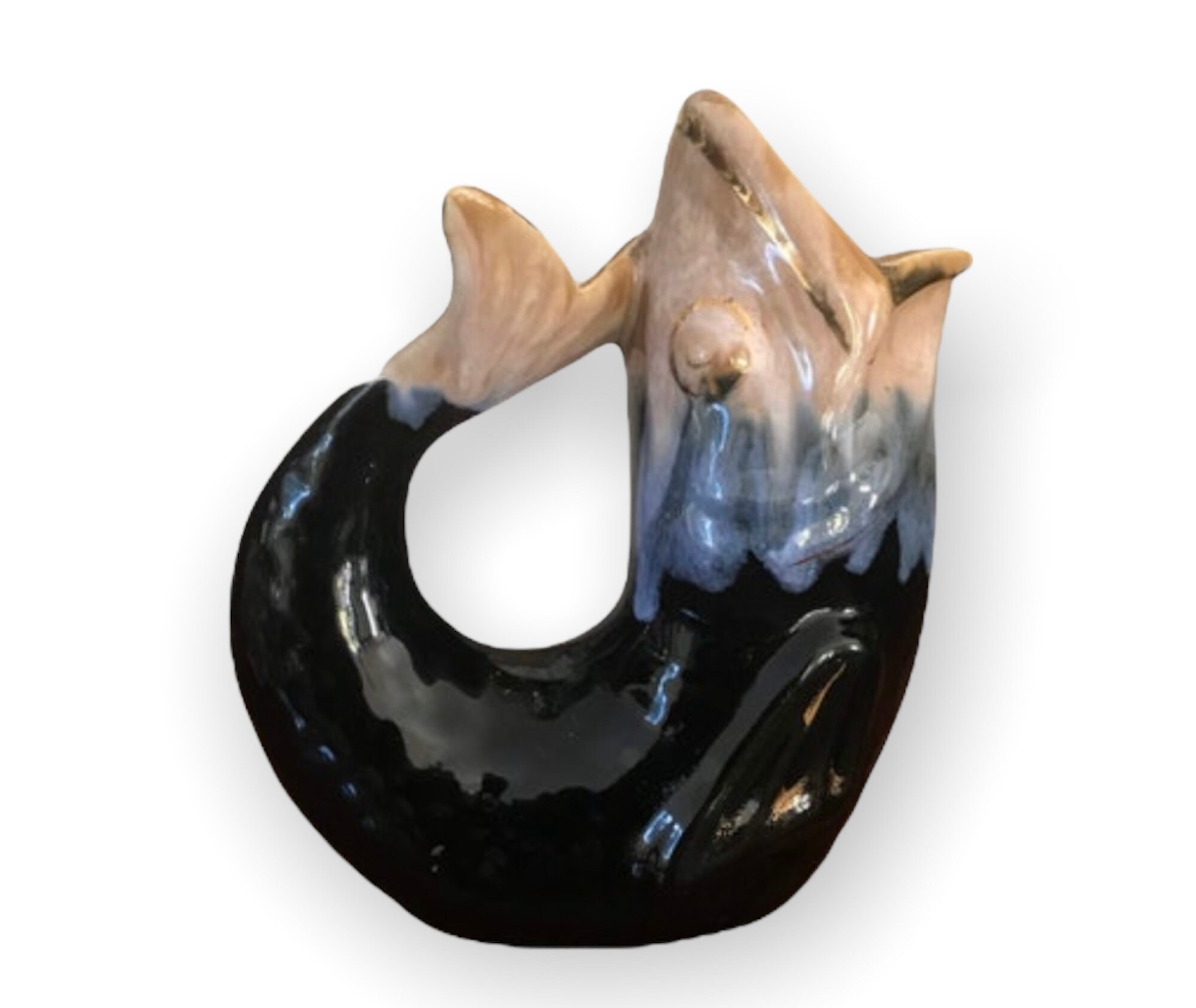 Pichet Poisson en Céramique Vintage