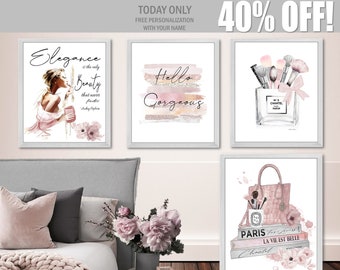 Blush Bedroom Decor Etsy Use different combinations to achieve something really spectacular! blush bedroom decor etsy