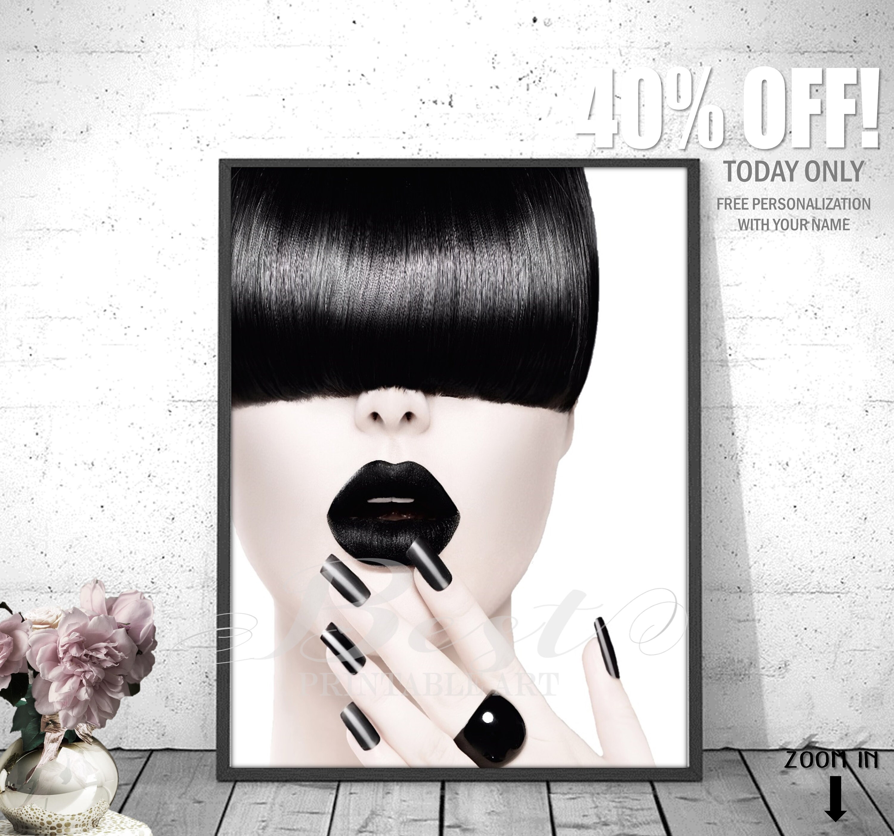 Fashion Art Set Designer Fashion Wall Art Digital Download Etsy