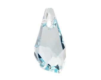17mm 6015 Clearance! Swarovski Crystal Polygon Drop Pendant  No. 6015.17.361 Light Azore