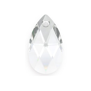 38mm 6106 Clearance! Swarovski Crystal Pear Shaped Drop Pendant No. 6106.38.001 Crystal