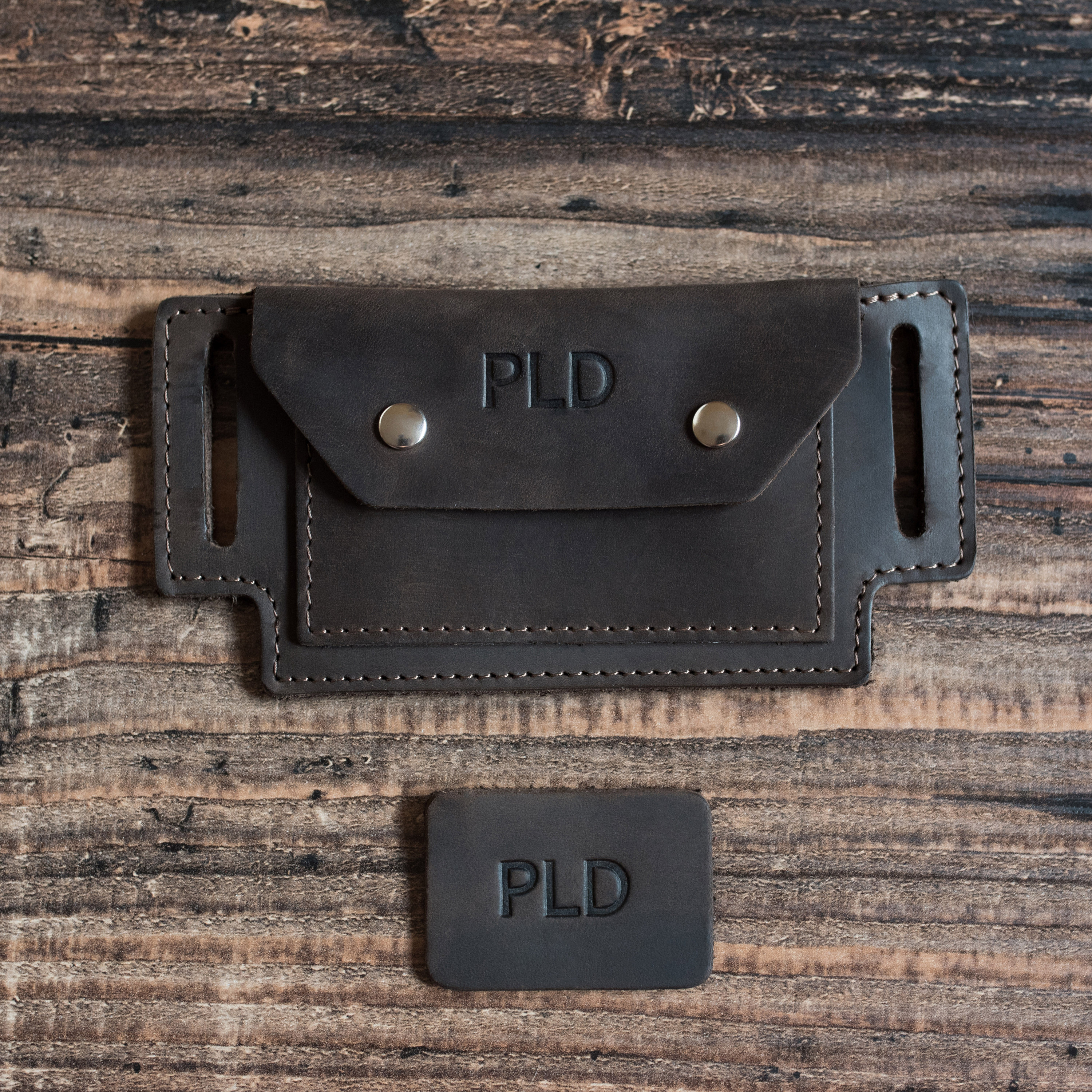 Handcrafted Leather Belt Wallet - Stylish Travel Pouch, Waist Wallet for Men, Small Card Holder, Secure Anti-Theft Design - Practical Gift
