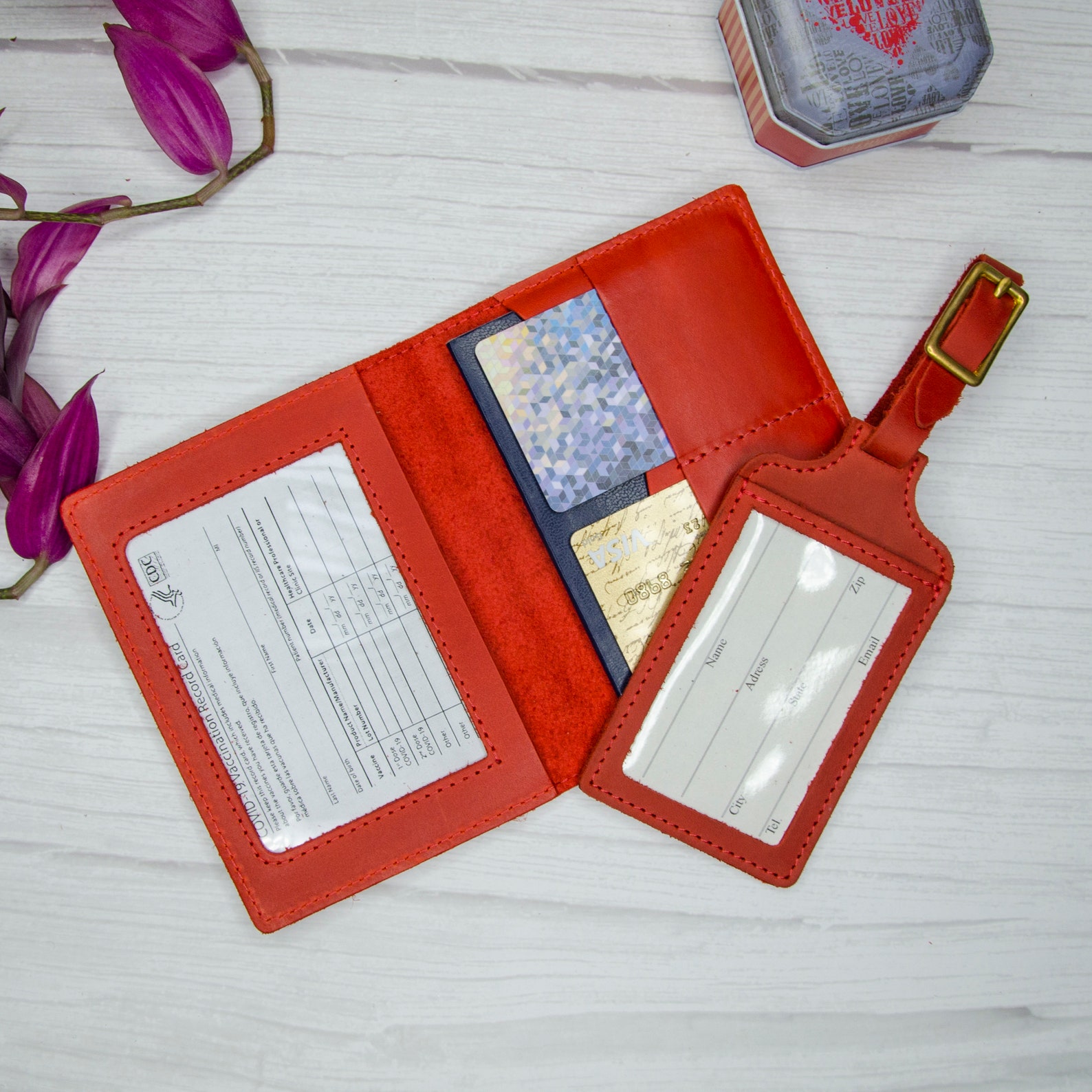 Personalized Passport Cover and Luggage Tags Custom Passport Etsy