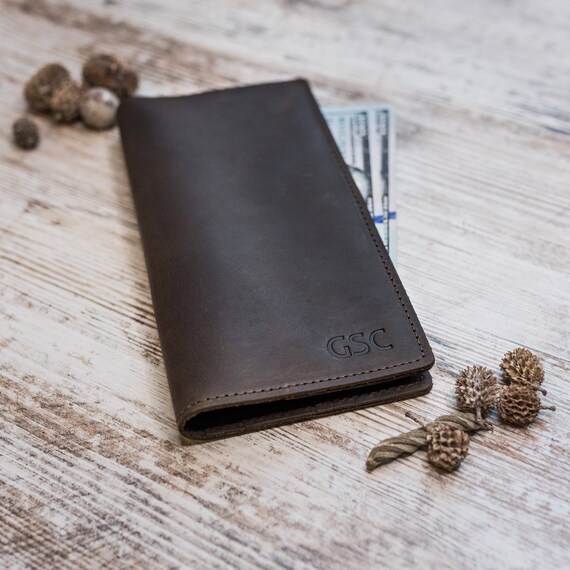 Personalized Leather Cash Envelope Wallet and Money Organizer. Etsy