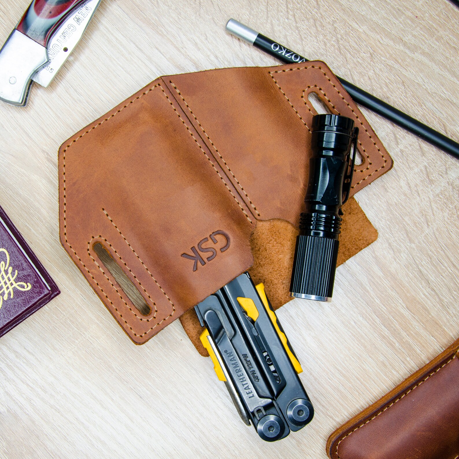 Personalized Multitool EDC Belt Loop Pocket Organizer Pouch Etsy