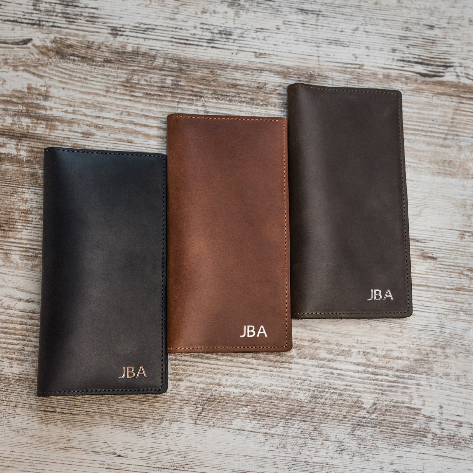 Personalized Leather Cash Envelope Wallet and Money Organizer. Etsy