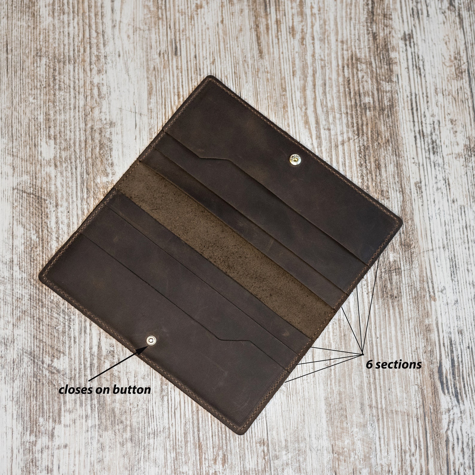 Personalized Leather Cash Envelope Wallet and Money Organizer. Etsy