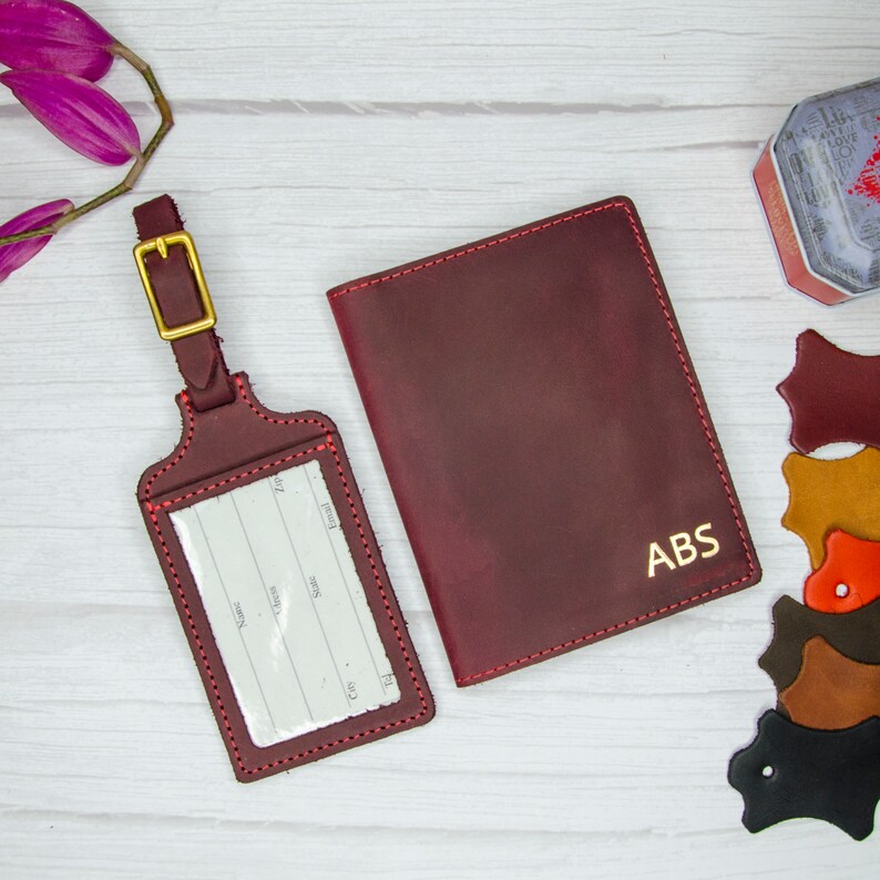 Personalized Passport Cover and Luggage Tags Custom Passport Etsy
