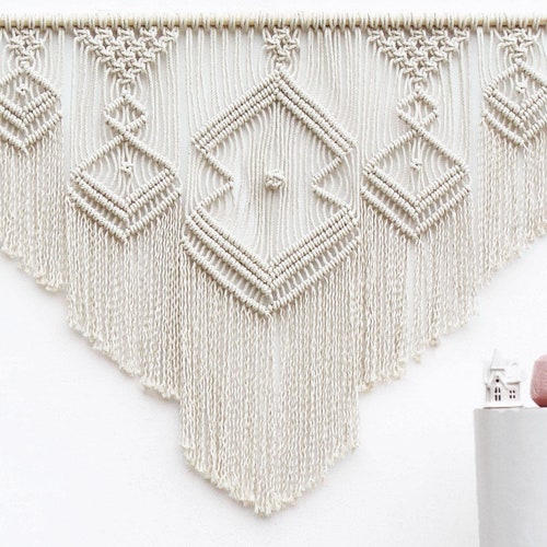 LARGE Wall Art Macrame Wall Hanging Over Bed Wall Art Over Etsy