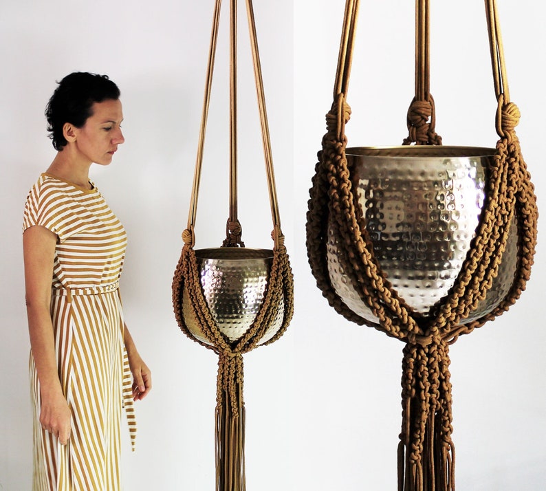 XXL Macrame Plant Hanger Large Plant Hanger Plant HANGER Etsy