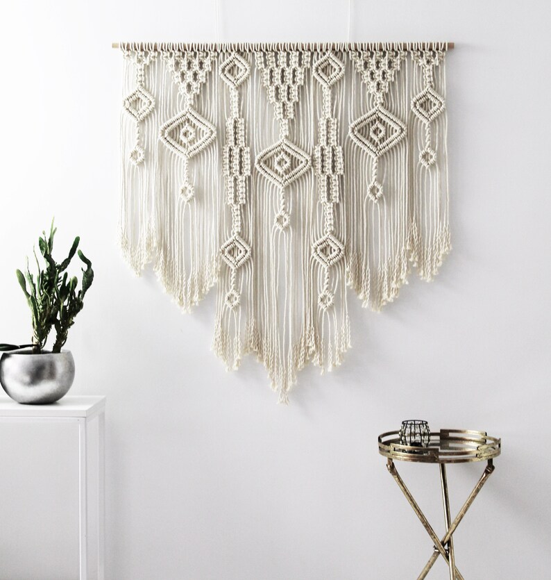 LARGE Wall Art Macrame Wall Hanging Over Bed Wall Art Over Etsy