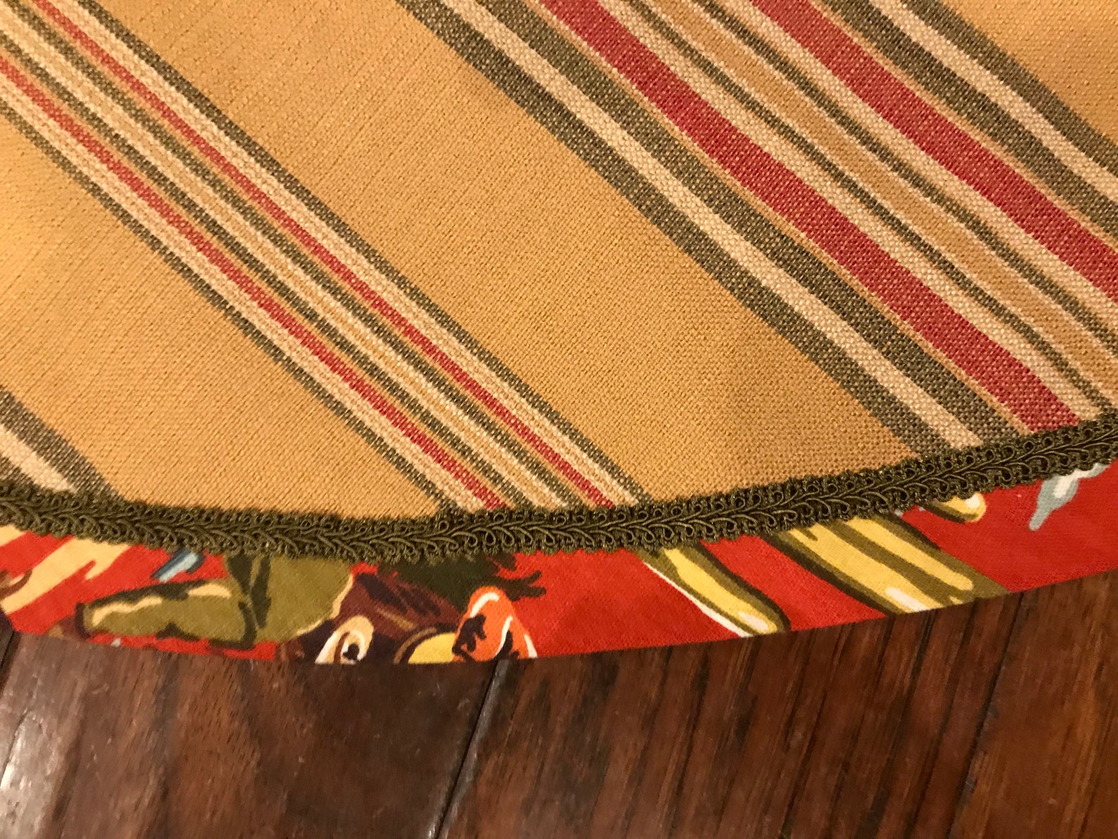 The Range Cowboy Christmas Tree Skirt 54.5 pouces Fait Etsy