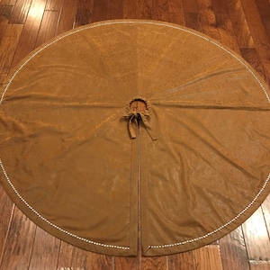 De bewerkte kerstboomrok van kunstleer western cowgirl cowboyrodeo - 67,5 inch - handgemaakt in de VS