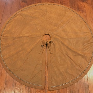 De bewerkte kerstboomrok van kunstleer western cowgirl cowboyrodeo - 54 inch - handgemaakt in de VS