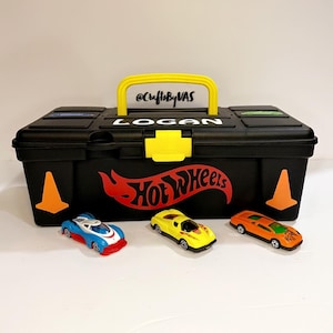 Hot Wheels Case, Hot Wheel Cars, Travel Case, Activity Kit, Storage Bin, Tool Box, Gift for Kids, Birthday Gift, Activity Set