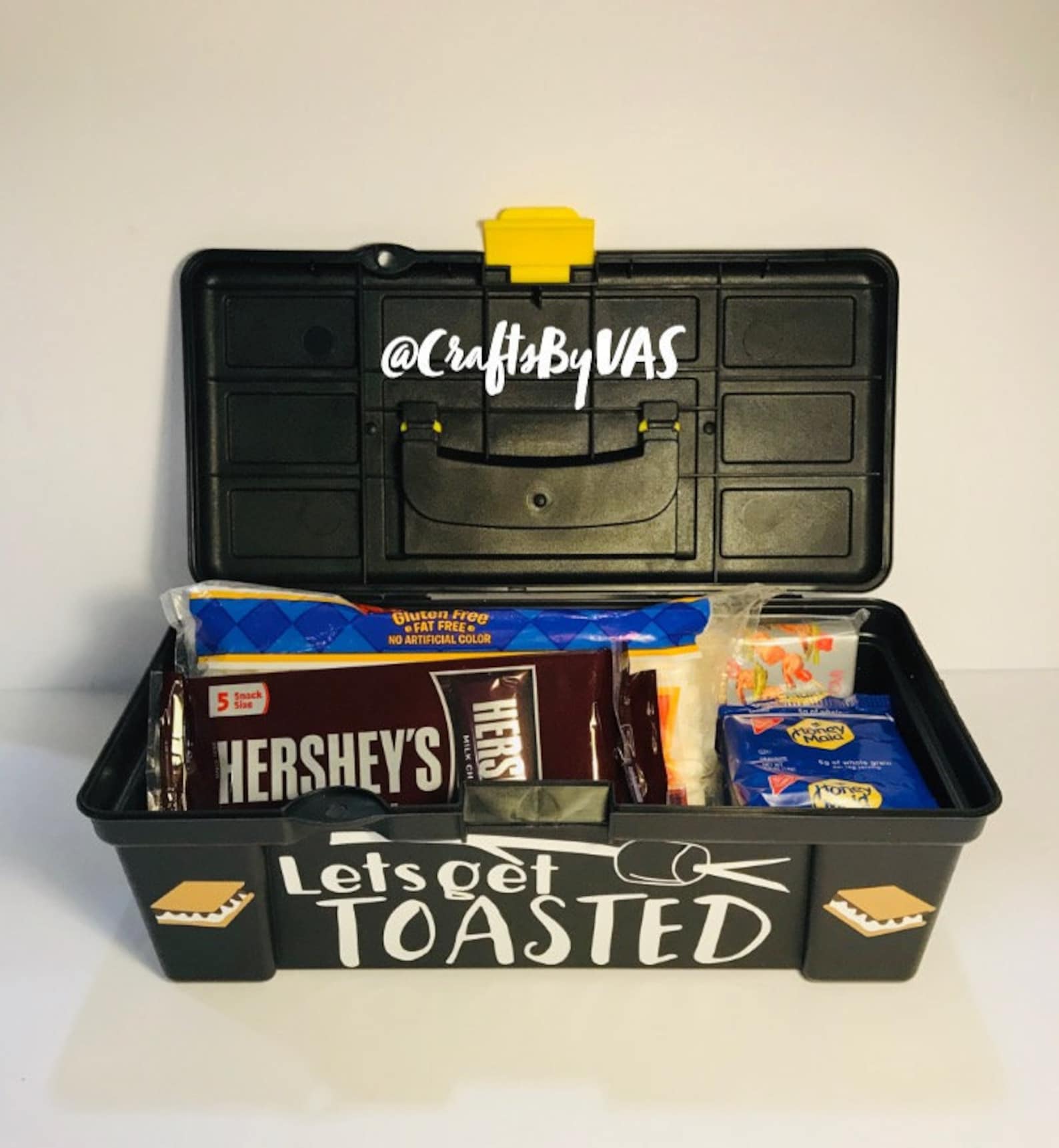 Smores Kit Box, Smore Box or Tool Box 12,birthday Gift, Birthday Party Favor, Smores Toolbox