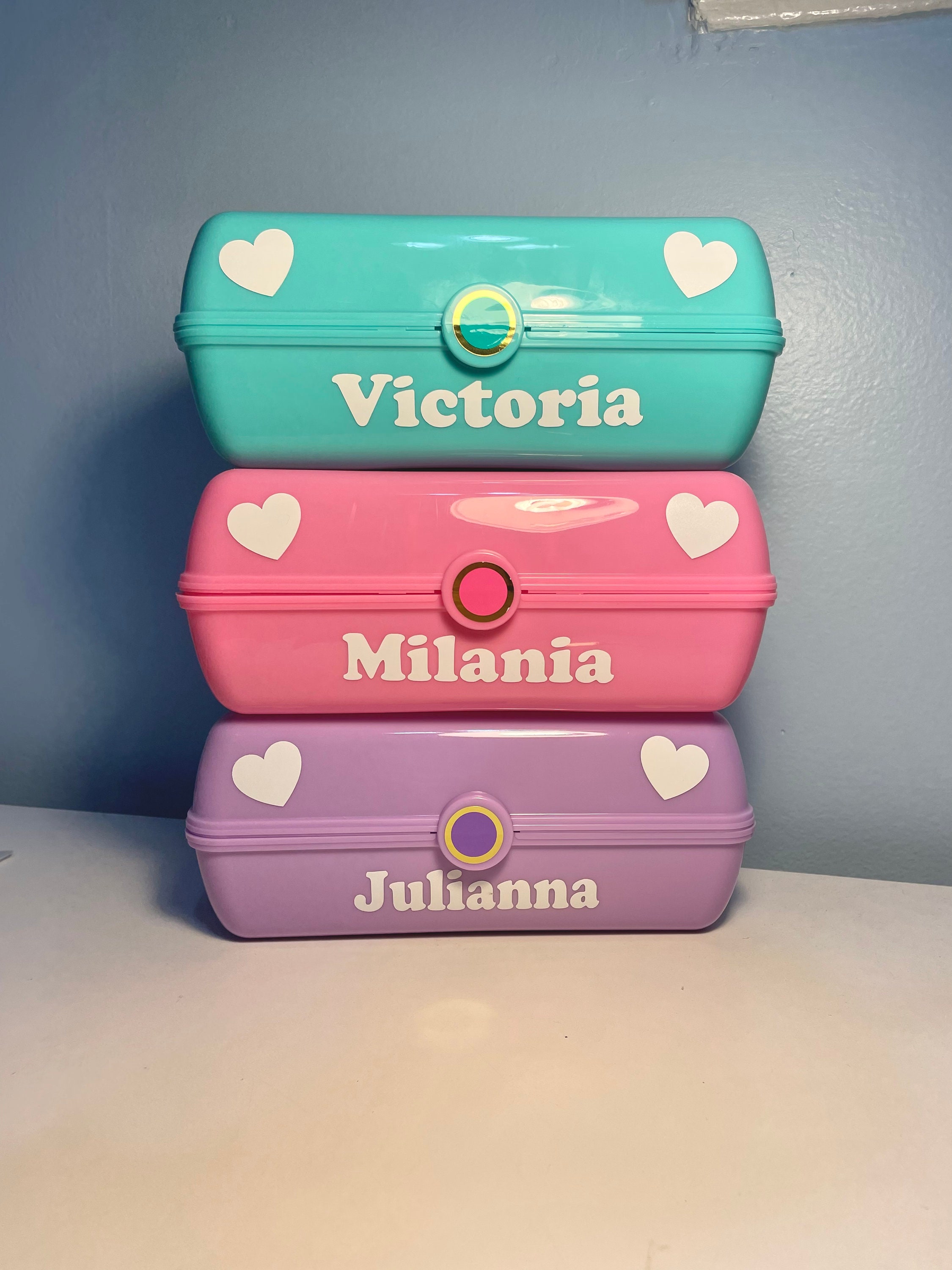 Personalized Caboodle and Hair Brush Set Birthday Party Etsy