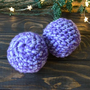 Handgefertigt gehäkelten Stressball, weiches grobstrick Garn Fidget Spielzeug, sensorische Therapie Ball, gemütliches Stressabbau Geschenk