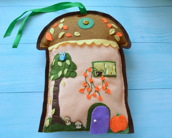 Autumn Felt House Felt Busy Board Crib Hanging Toys Autumn Etsy