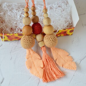 Feathers baby gym toys set, Peach sensory toys, Activity gym toys
