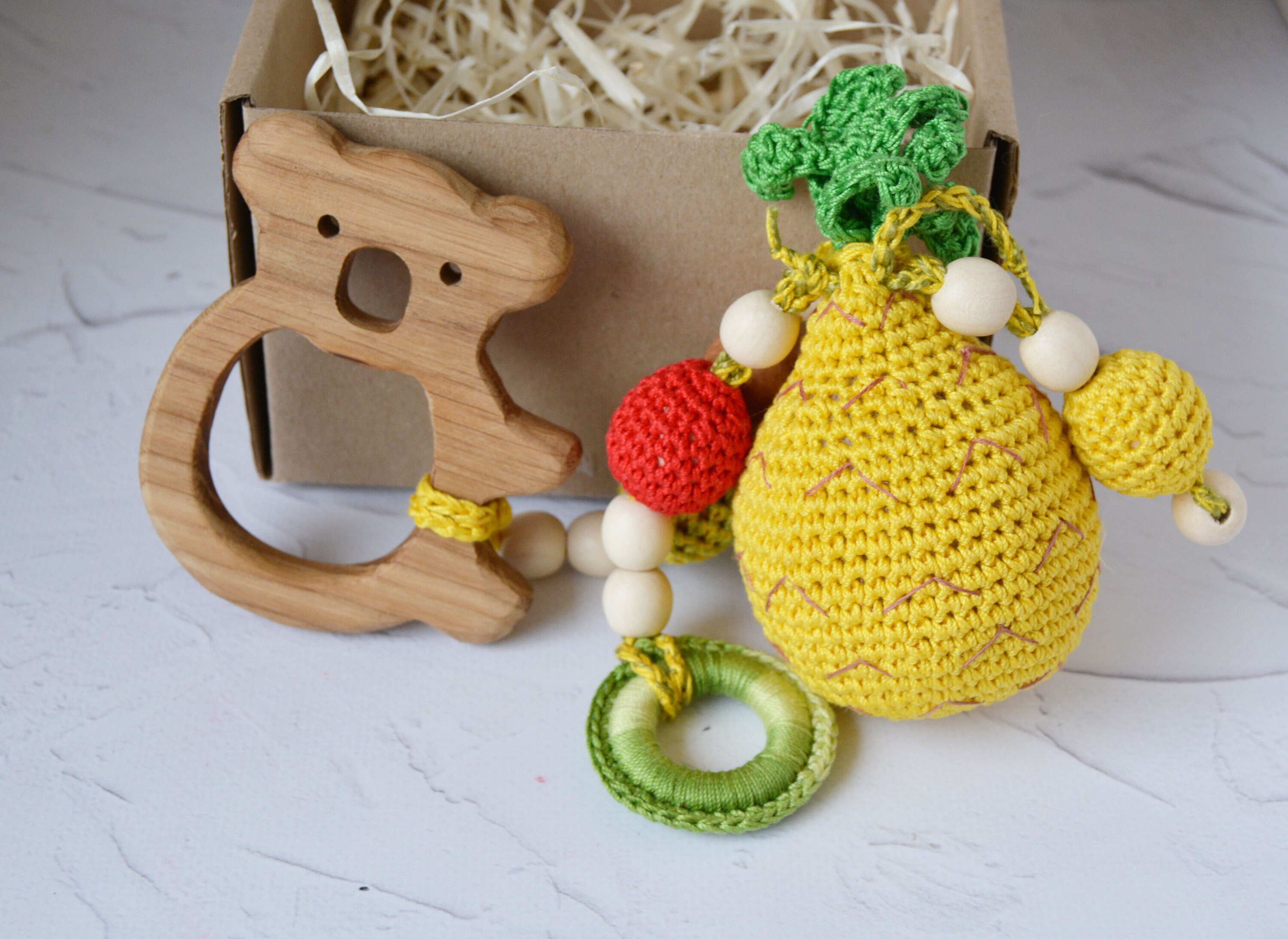 pineapple baby toy