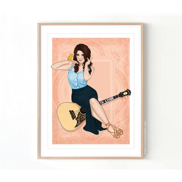 Loretta Lynn // Giclée Archival Matte Art Print