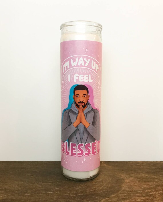 Drake Bless Up // 7 Day Altar Candle Saint Candle Etsy