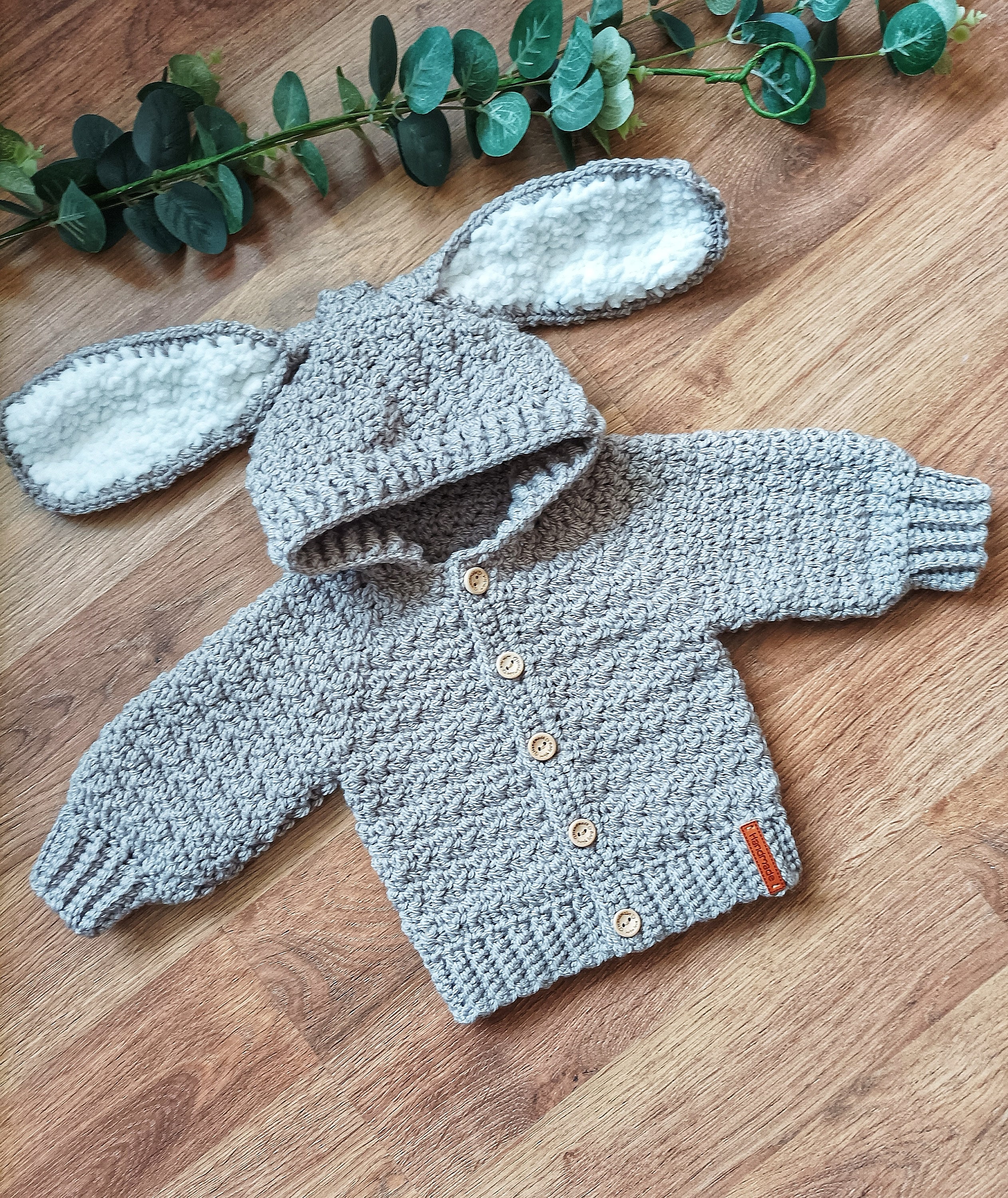 Bunny Romper One Piece Jumpsuit or Jacket Baby Crochet Pattern Digital ...