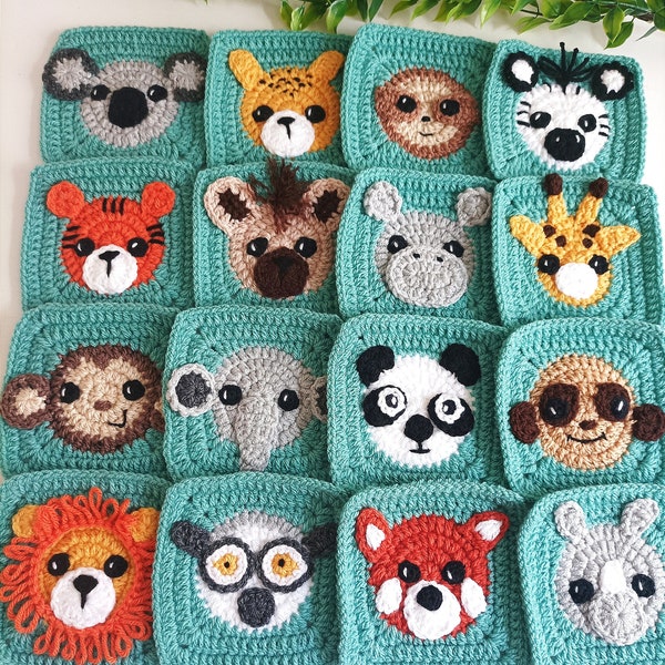 Jungle Pick and Mix Granny Squares