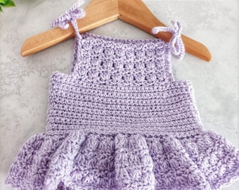 Primrose Baby Romper Crochet Pattern Sizes Preemie to 2 Years Digital Download PDF