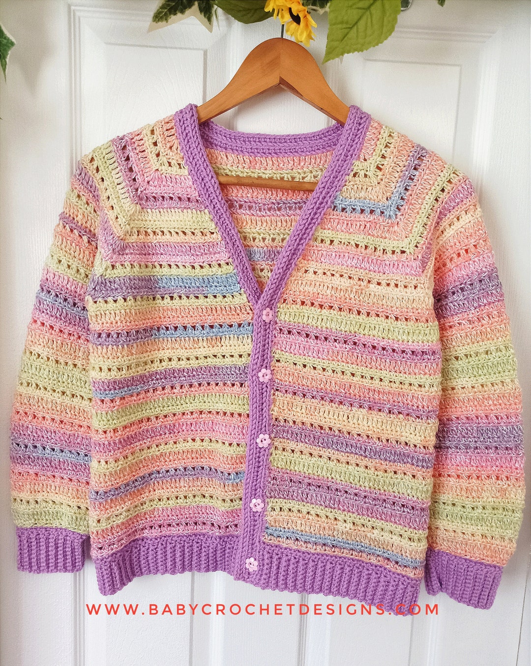 Ladies Cosy Cottage Cardigan Crochet Pattern PDF Digital Download - Etsy UK