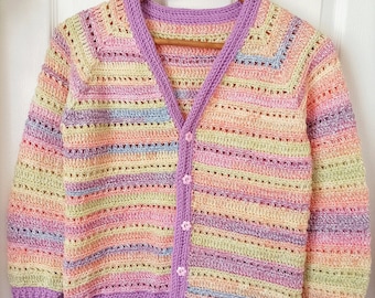 Ladies Cosy Cottage Cardigan Crochet Pattern PDF Digital Download