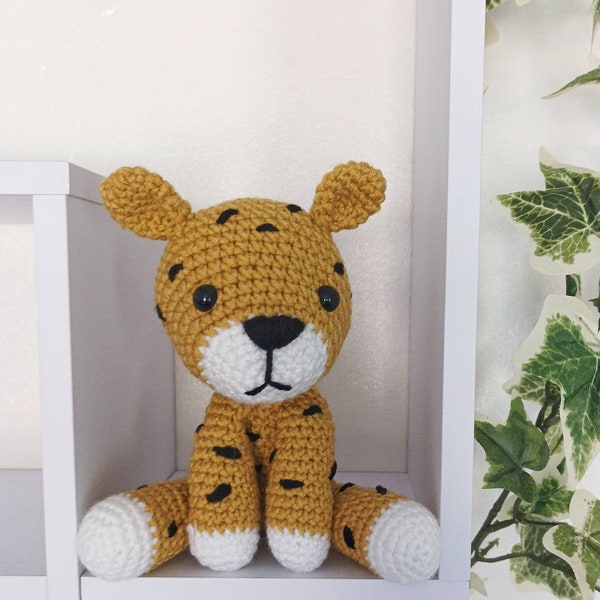 Cheetah Amigurumi Crochet Cheetah pattern Digital Download PDF