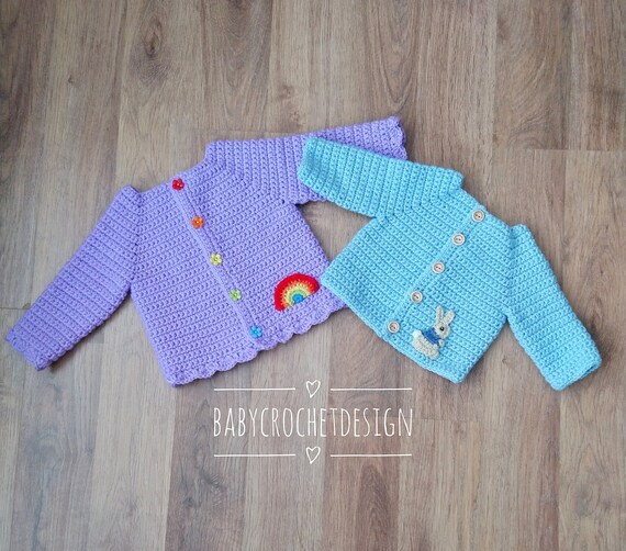 simple baby cardigan