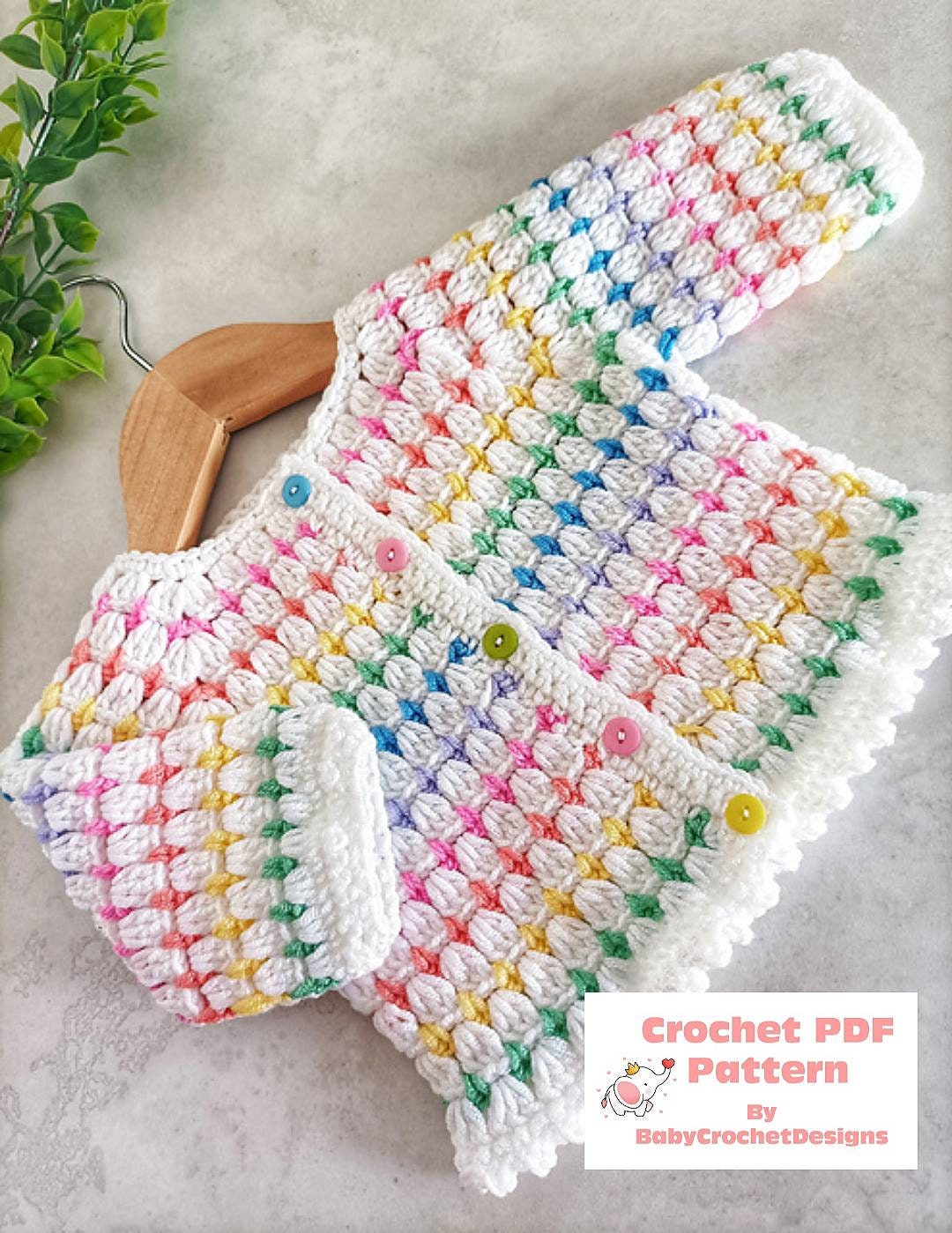 Baby rainbow cardigan sales