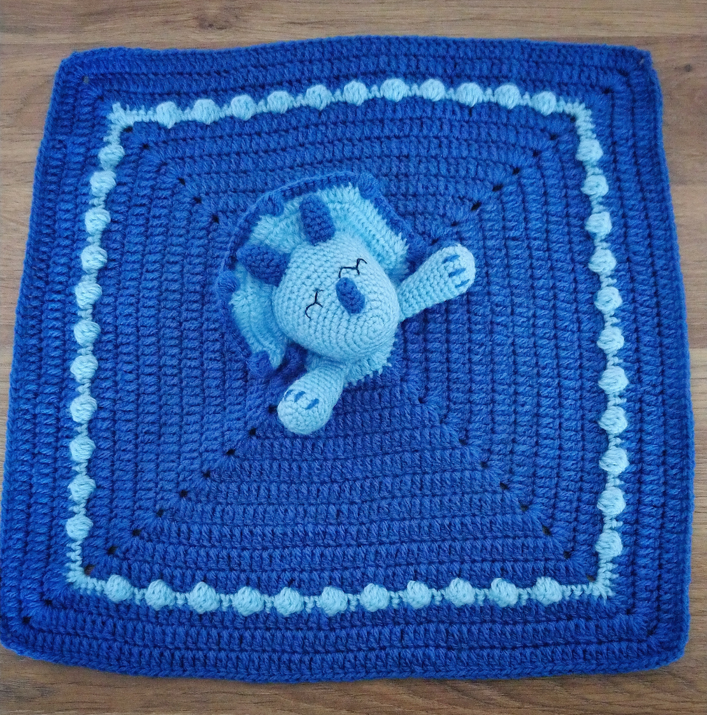 40 Dinosaur Blanket Crochet Patterns to Stitch for Kids, Nurseries, and Dino Fans 22 Crochet Triceratops Dinosaur Lovey Comfort Blanket
