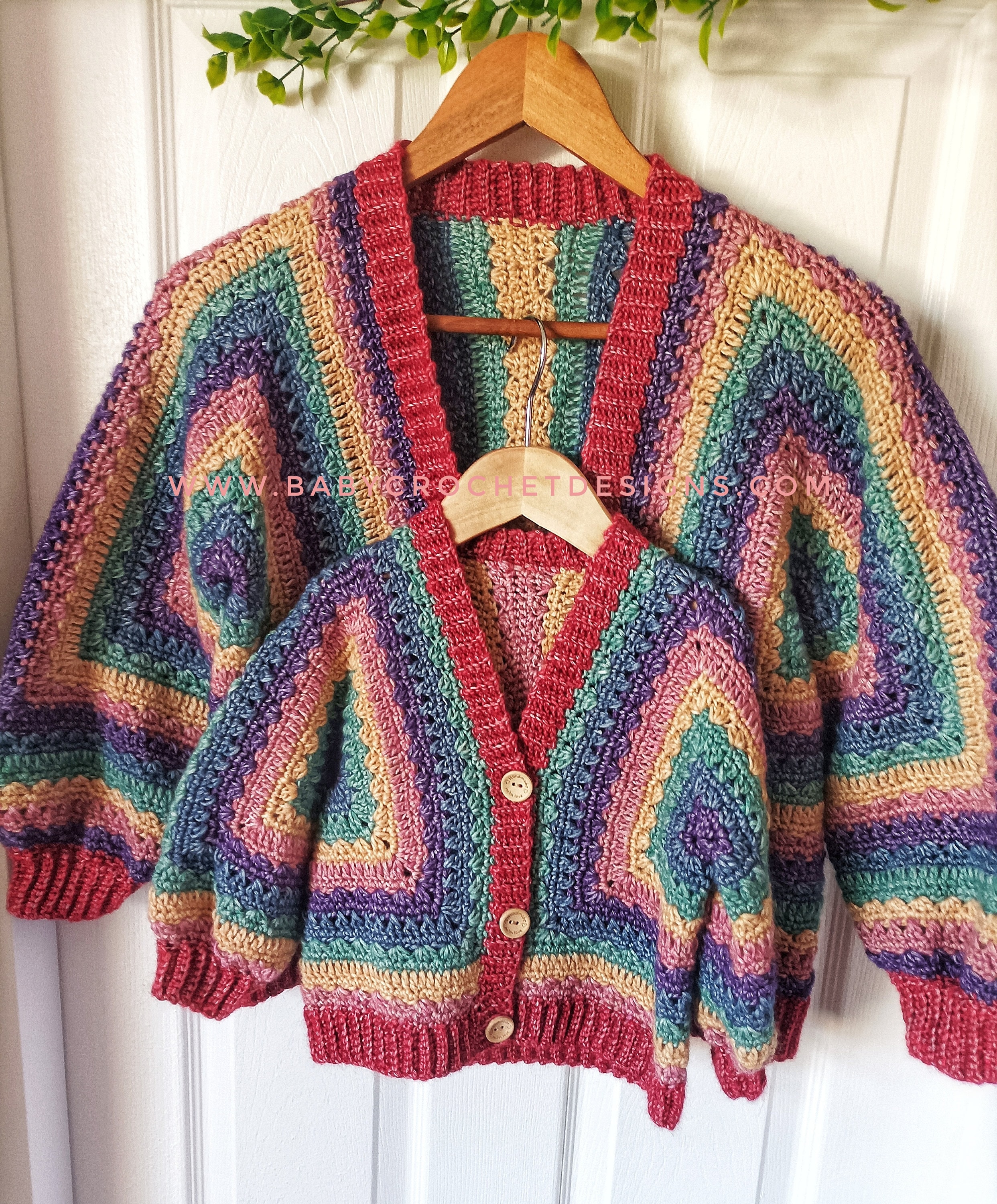 6 ROKU COTTON MIX PATTERN BORDER カーディガン