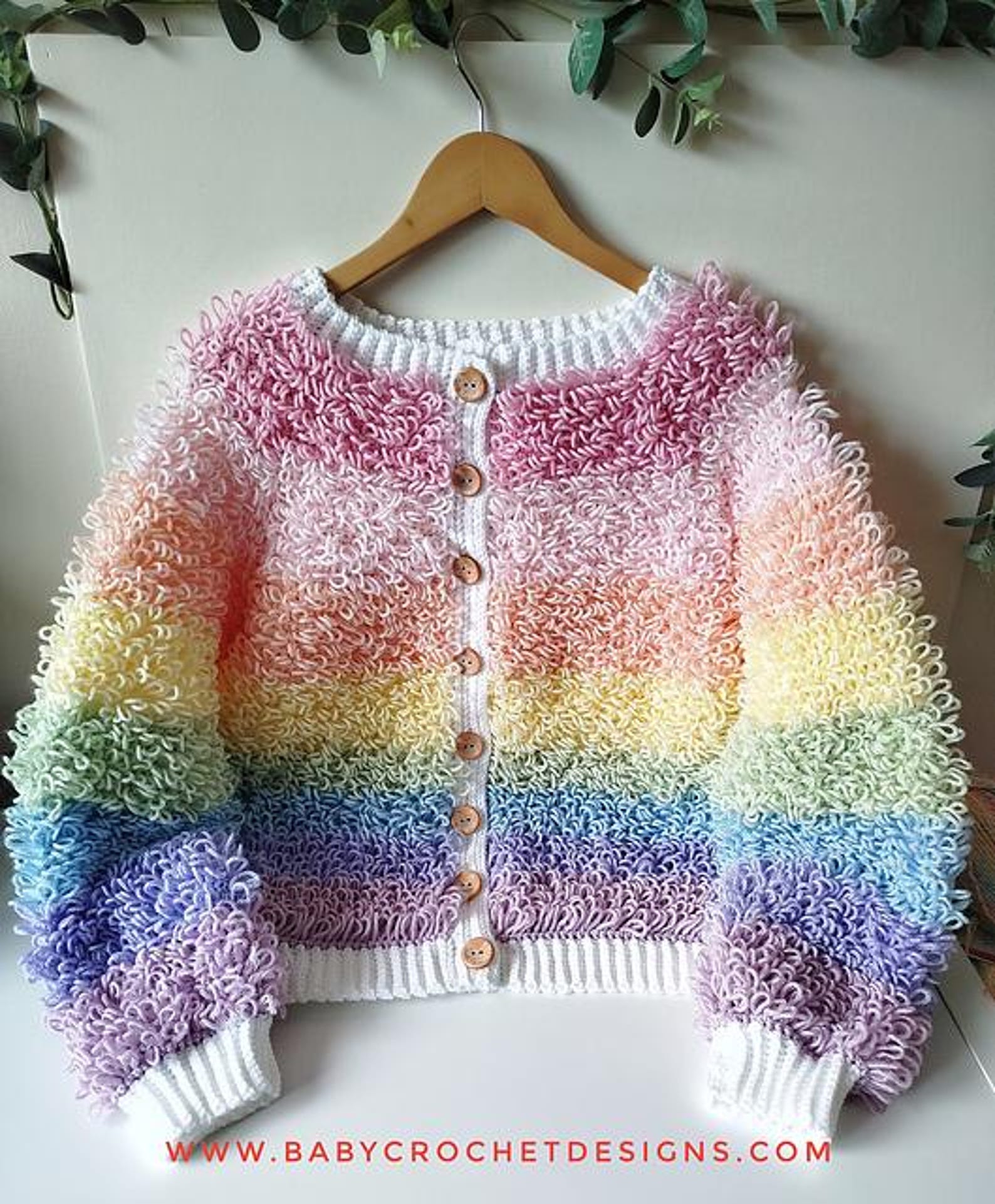 Ladies Lots of Loops Jacket Loopy Cardigan Crochet Pattern PDF Digital ...