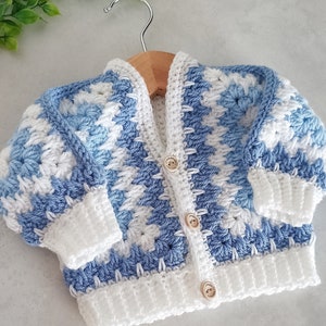 Cosy Hexi Cardi Crochet Pattern Sizes Baby toInstant Etsy