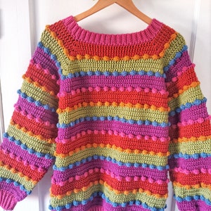 Bobbi Sweater Crochet Pattern Adult Ladies Woman's Sizes XS to 4XL PDF Digital Download