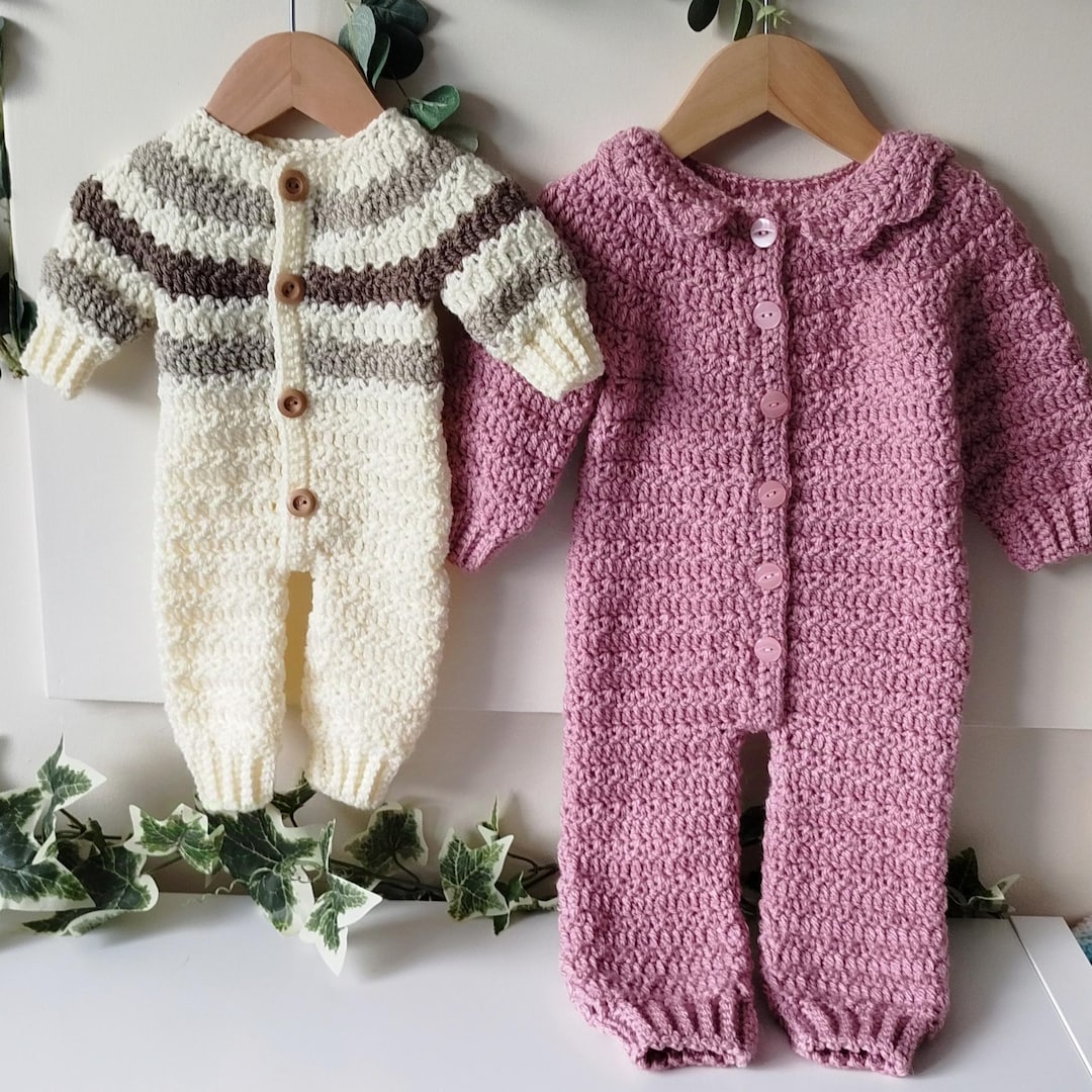 Harmony Romper Crochet Pattern Sizes Preemie to 4 Years Digital ...