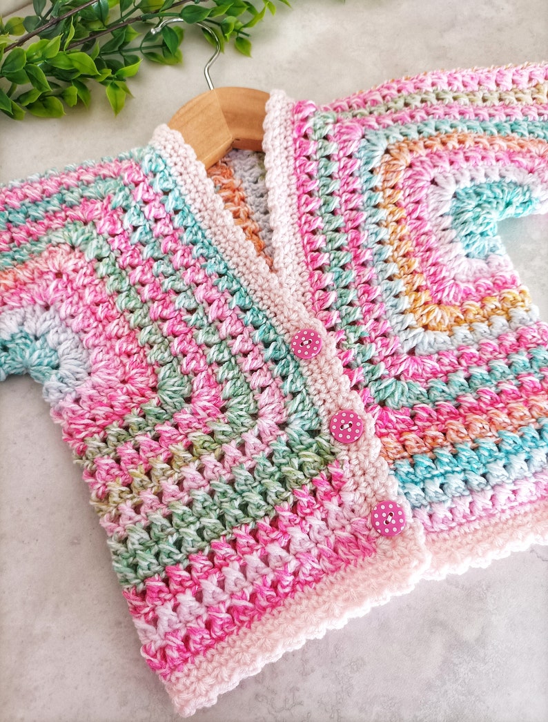 Criss Cross Hexi Cardi Crochet Pattern PDF Digital Download Etsy UK