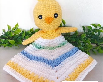 Little Chick Lovey Crochet Pattern PDF Digital Download