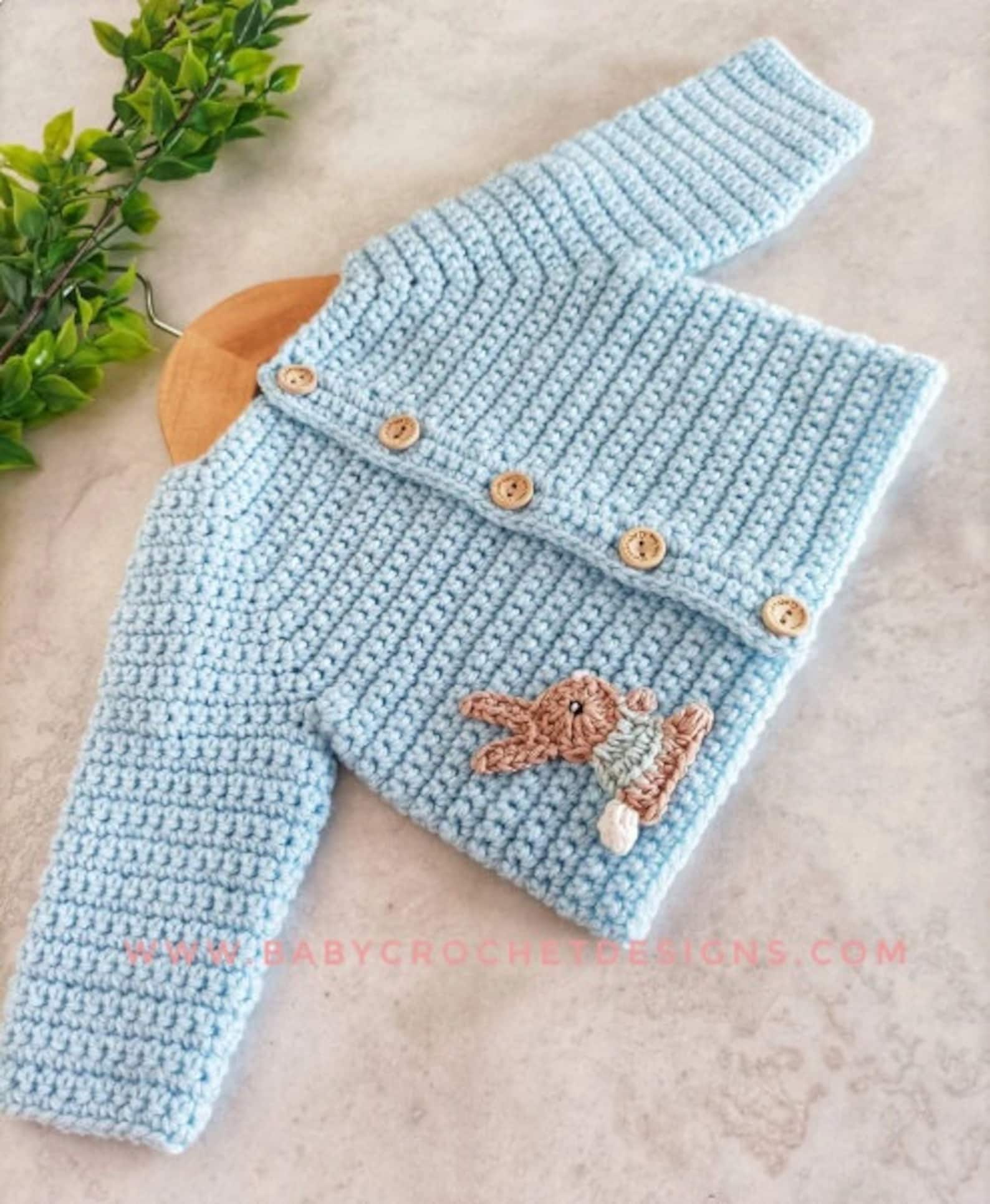 boys crochet cardigan