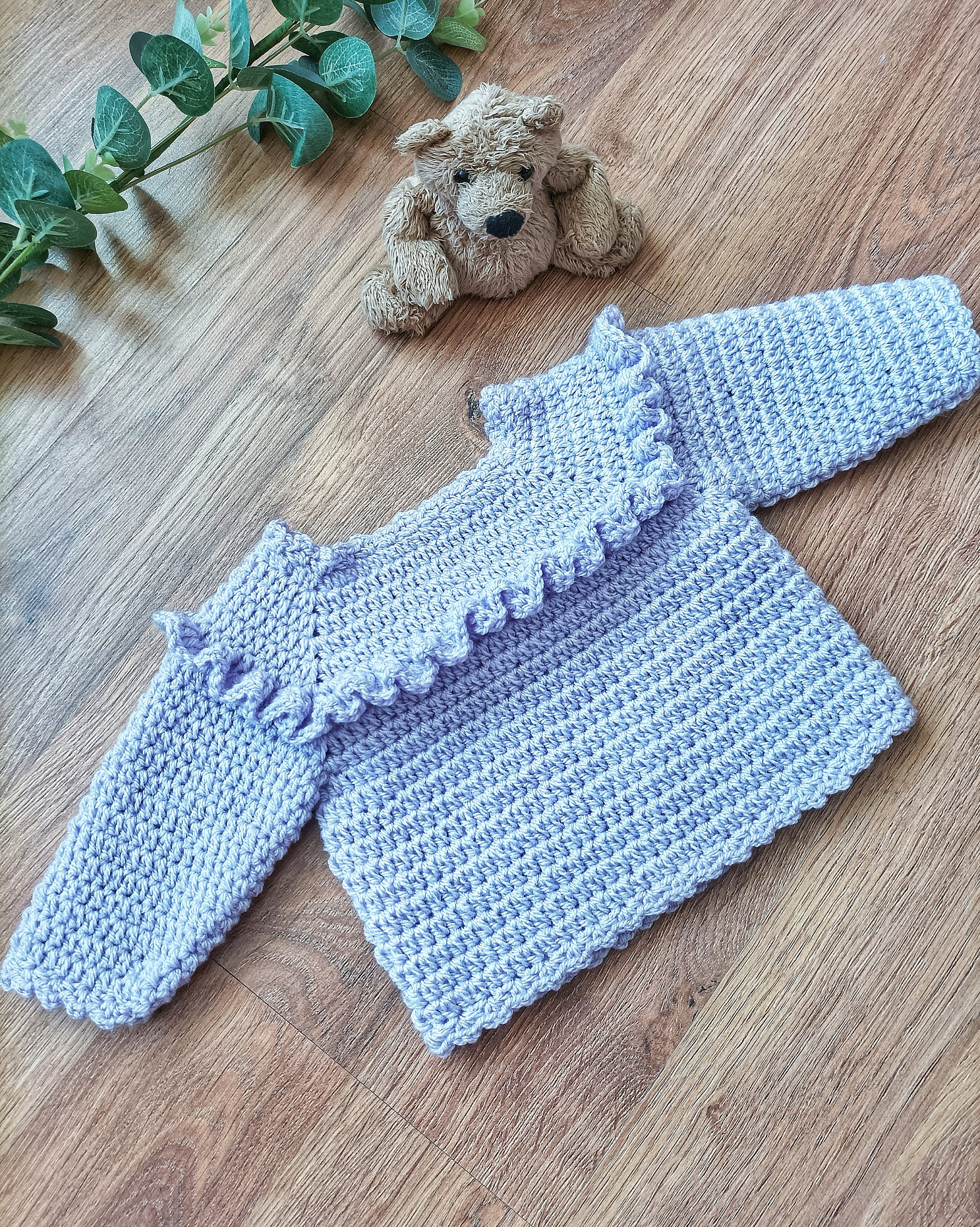 Diadema a crochet para bebe -tejido fácil-0 a 3 meses 
