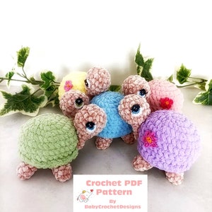 Schildkröte No Sew häkeln Amigurumi Pattern PDF Digital Download